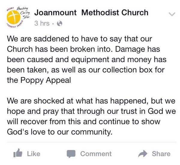 Joanmount Church robbery