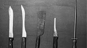 The knives used by the Shankill Butchers to mutilate and kill their victims