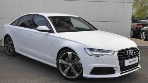 A white Audi A6 Black car similar to Stephen McFarlane's being sought by detectives