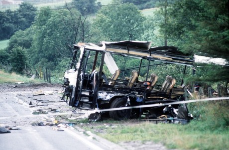 The Ballygawley bus massacre in August 1988 in which eight soldiers were killed and another 28 members of The Light Infantry died in a IRA bomb attack