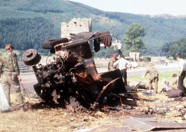 In August 1979, the IRA ambushed a British Army convoy with two large roadside bombs near Warrenpoint, killing eighteen soldiers and wounding eight others. This was the deadliest attack on the British Army in Northern Ireland during the Troubles.