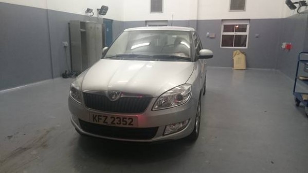 A silver Skoda Fabia used to transport the dissident republican bombers
