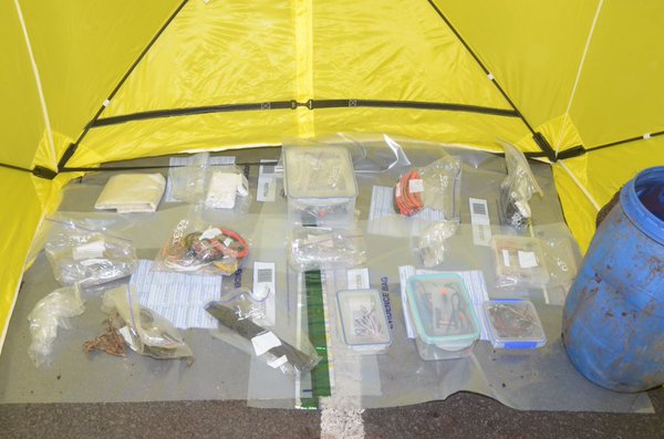 Bomb making material found in buried in barrels at Carnfunnock Country Park