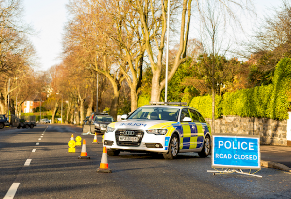 Police road closed new