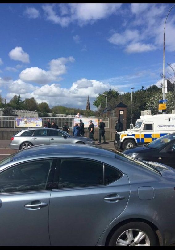 LIBRARY PICTURE: Police talking to man at Clifton Street Bridge in an effort to stop him harming himself in May this year