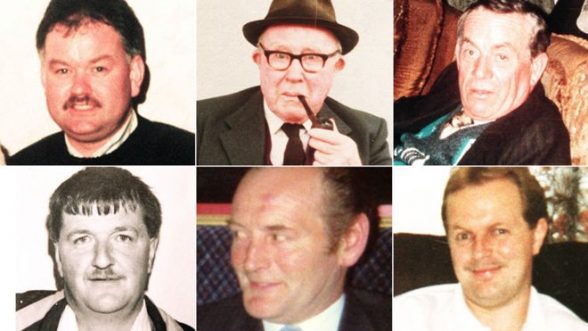 The six victims of the Loughinisland UVF pub massacre