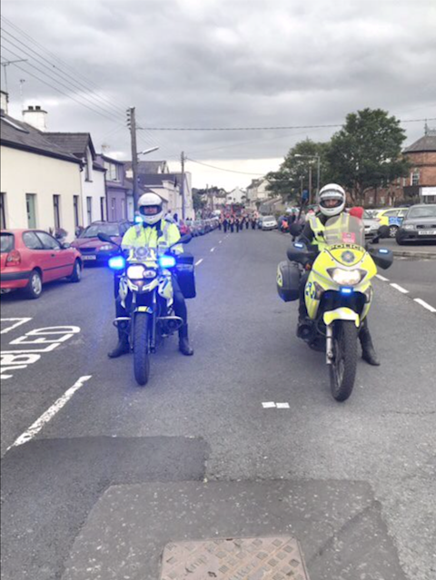 Twelfth of July police bikes