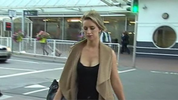 Michella McCollum arrives in Ireland