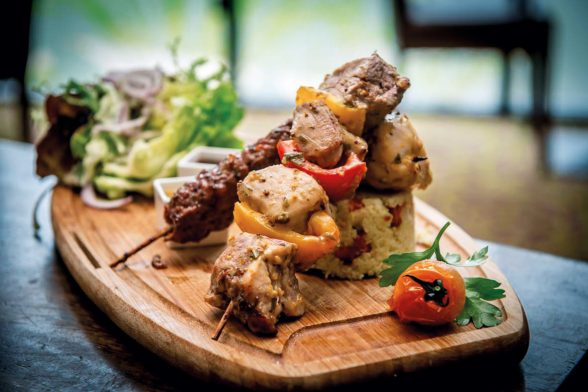 Trio of Marinated Kebabs - Hastings Hotels