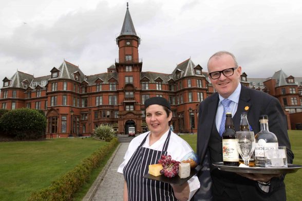 Hazel Magill, Head Chef at Slieve Donard Resort and Spa and general manager, Stephen Meldrum are looking forward to welcoming some of County Downs finest food and drink artisanal producers to the hotel on October 29th for the inaugural Slieve Donard Beer, Cider, Spirit and Cheese Festival.  